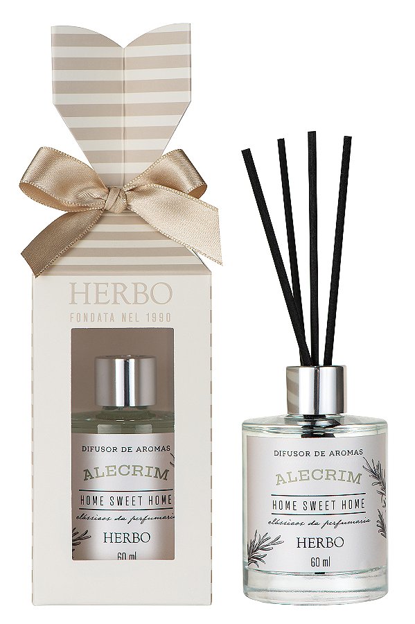Difusor Aromas 60ml - Alecrim - Linha Home Sweet Home