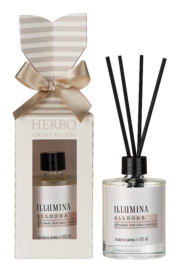Difusor Aromas 60ml - Allegra - Linha Illumina