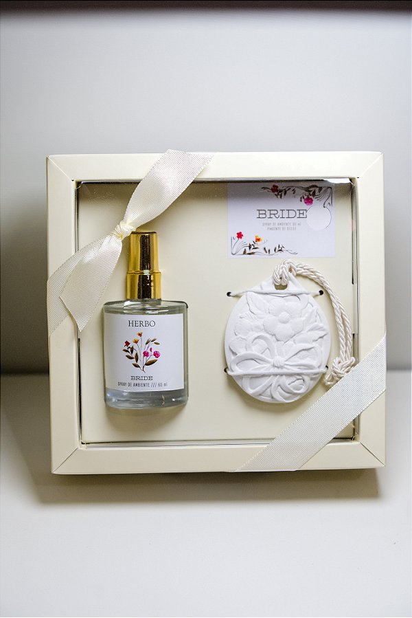 Kit 13 - mini difusor + gesso - Bride - Tea Party