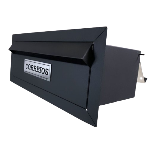 Caixa de correio de inox pintada AISI430