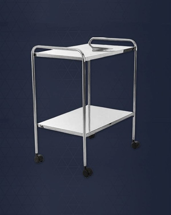 Mesa/carrinho auxiliar de inox