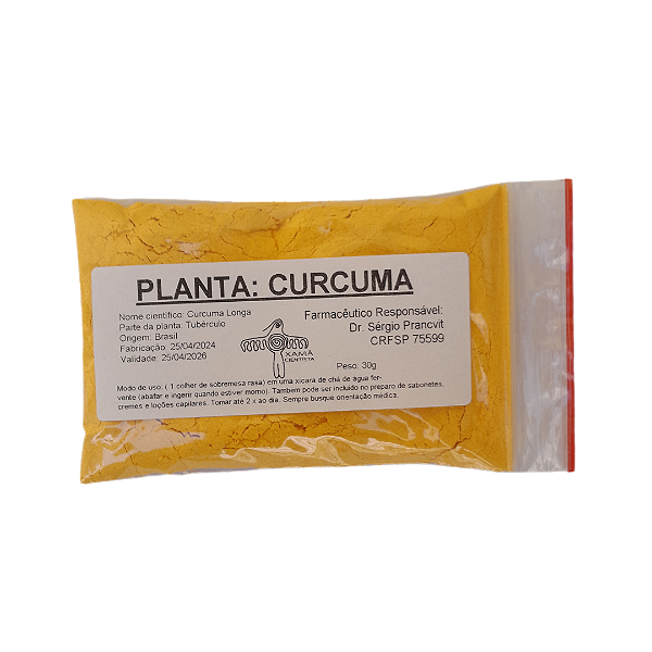 Cúrcuma em Pó 30g