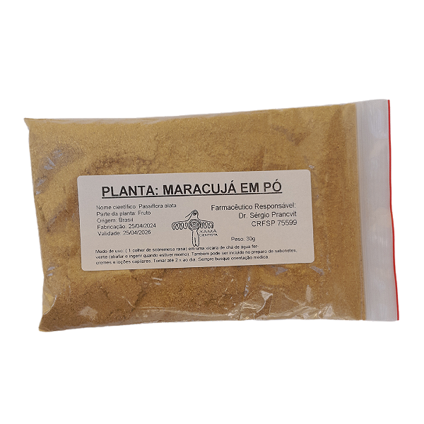 Maracujá Passiflora em Pó 50g