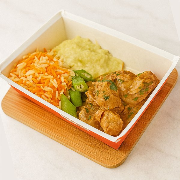 SOBRECOXA COM ARROZ QUIABO E ANGU