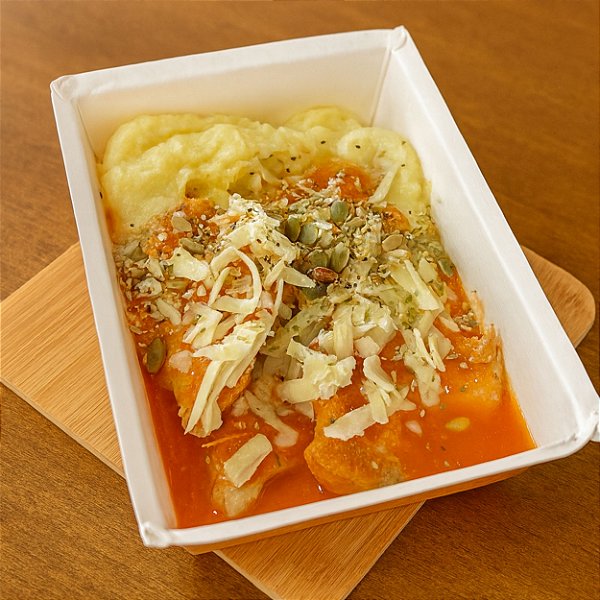 PARMEGIANA DE FILÉ DE FRANGO