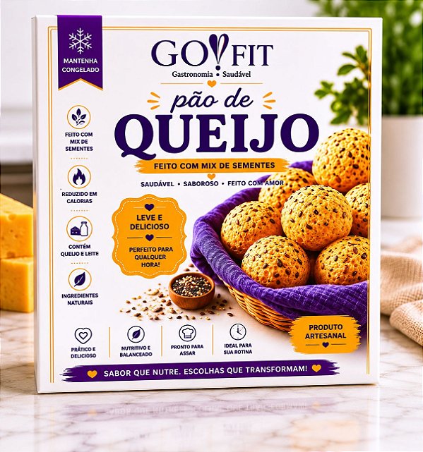 PÃO DE QUEIJO- REDUZIDO EM CALORIAS ( SEM ÓLEO )