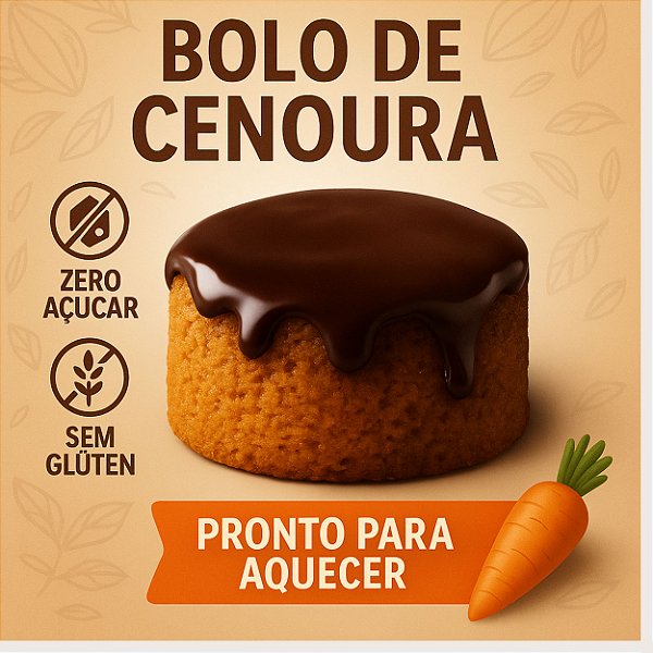 BOLINHO DE CENOURA FIT