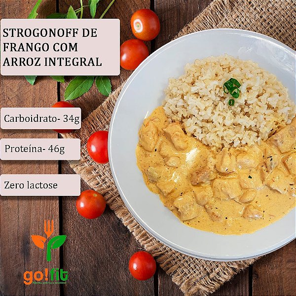 STROGONOFF DE FRANGO ZERO LACTOSE
