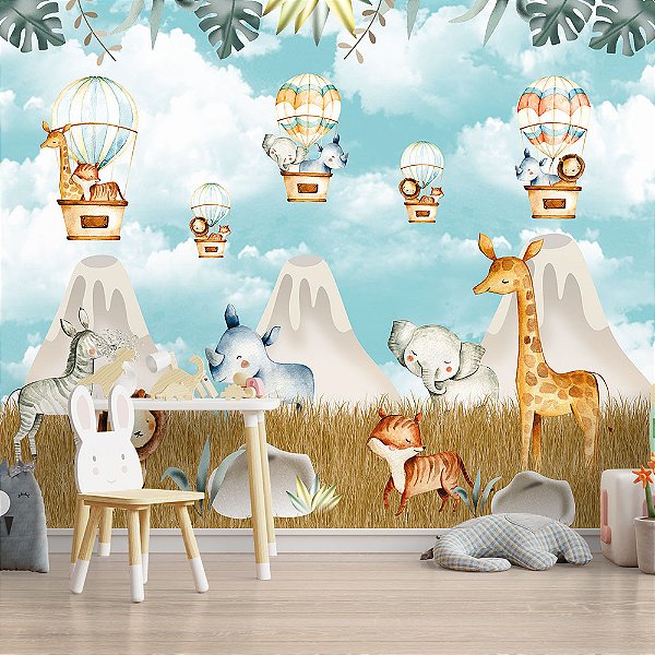 Papel de Parede Infantil Safari AL 04