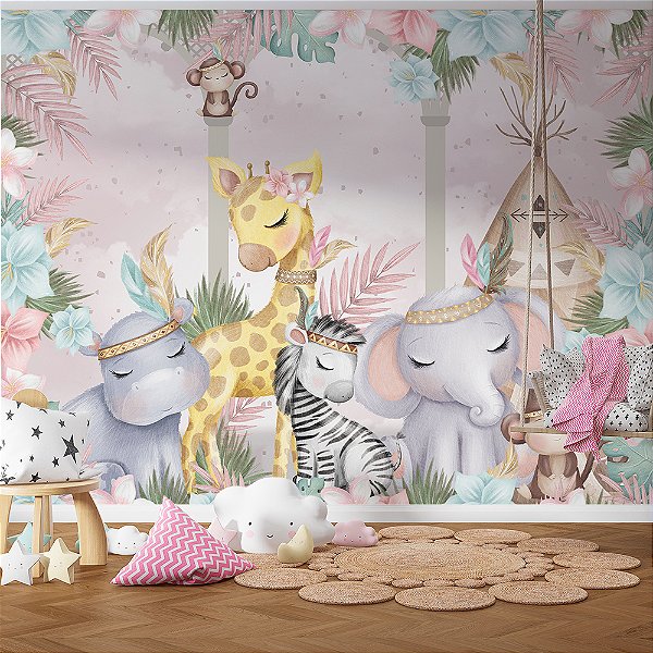 Papel de Parede Infantil Safari AL 14