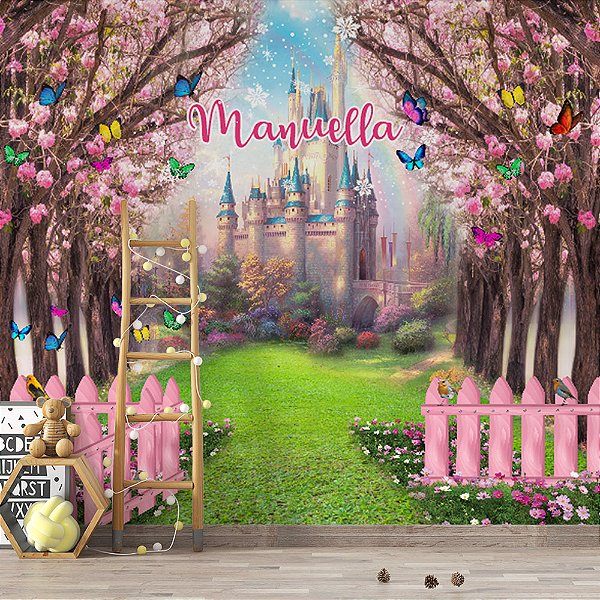 Papel de Parede Infantil Castelo
