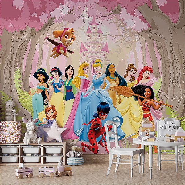 Papel de Parede Princesas da disney AL 18