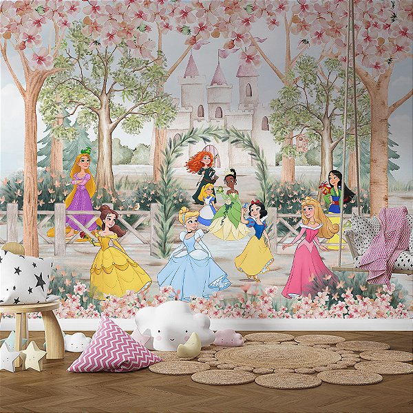 Papel de Parede Princesas da disney AL 48