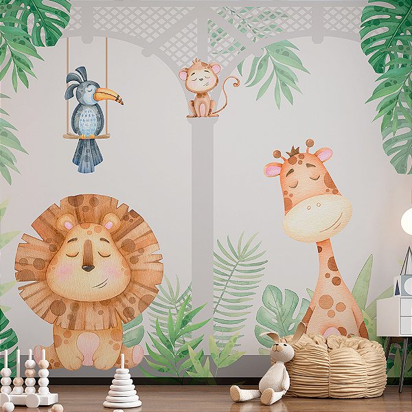 Papel de Parede Infantil Safari AL 19