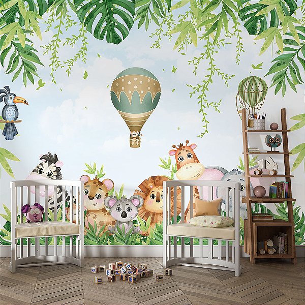 Papel de Parede Infantil Safari AL 24