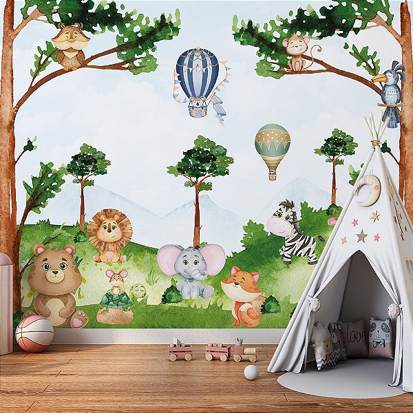 Papel de Parede Infantil Safari AL 25