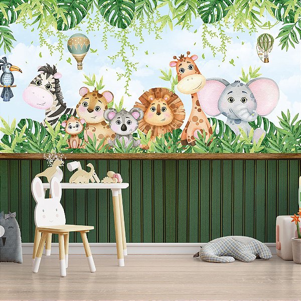 Papel de Parede Infantil Safari AL 26