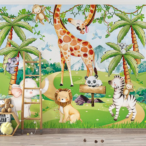 Papel de Parede Infantil Safari AL 31
