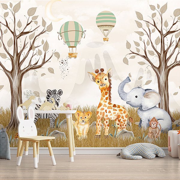 Papel de Parede Infantil Safari AL 59
