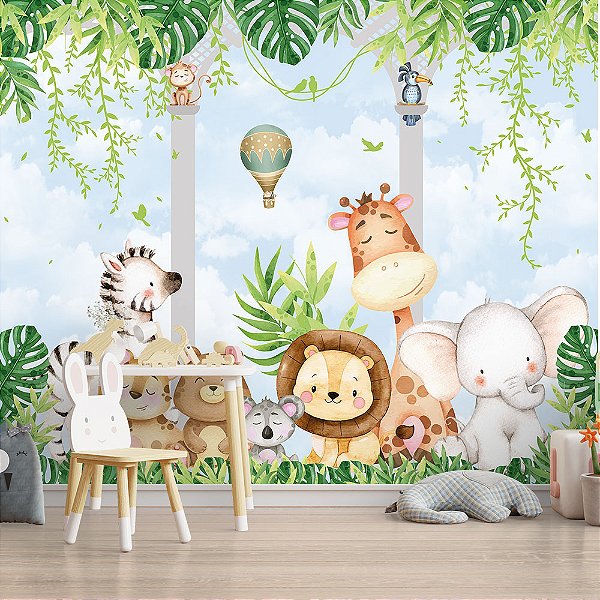 Papel de Parede Infantil Safari AL 61