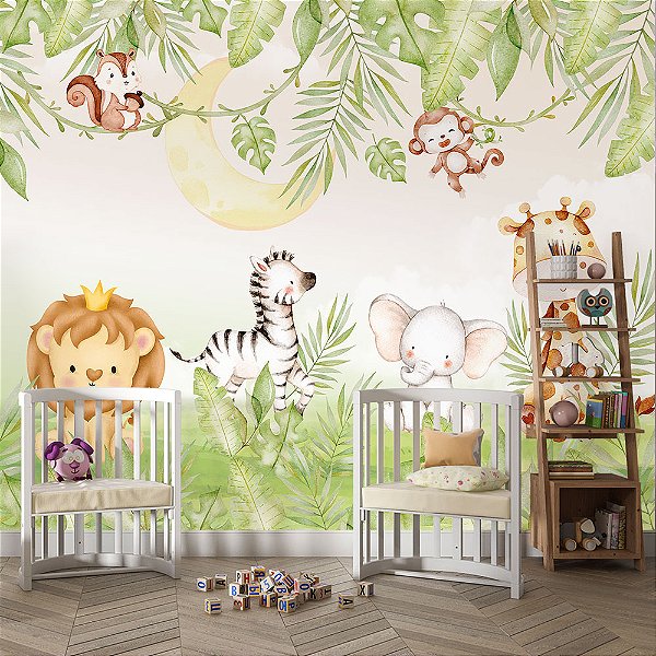 Papel de Parede Infantil Safari AL 63