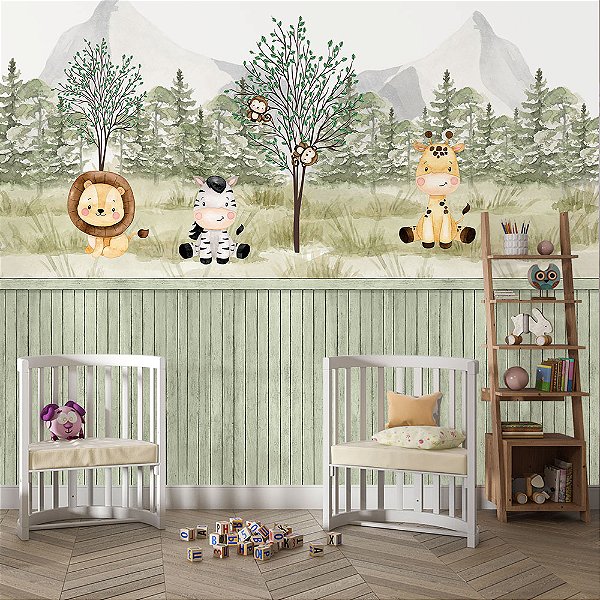 Papel de Parede Infantil Safari AL 67