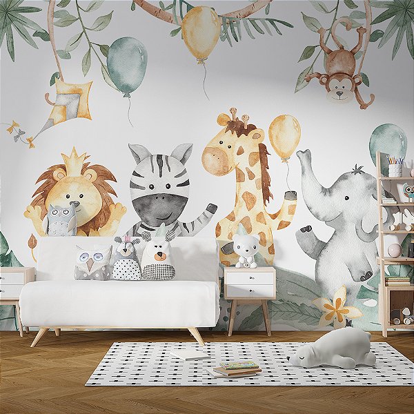 Papel de Parede Infantil Safari AL 73