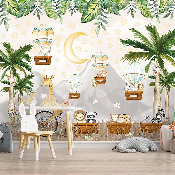Papel de Parede Infantil Safari AL 88