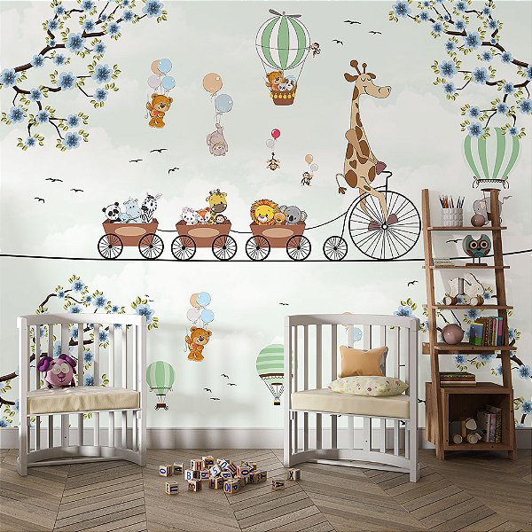 Papel de Parede Infantil Safari AL 99