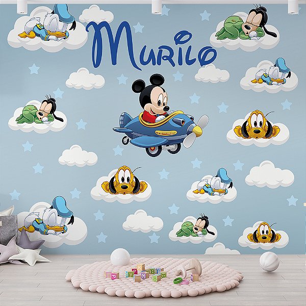 Papel de Parede Infantil Turma do Mickey AL 02