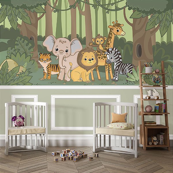 Papel de Parede Infantil Safari AL 116