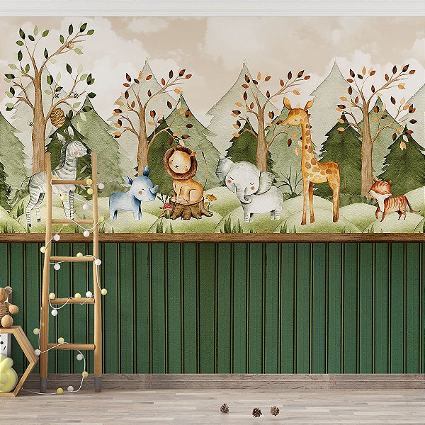 Papel de Parede Infantil Safari AL 135