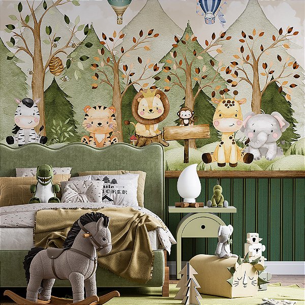 Papel de Parede Infantil Safari AL 136