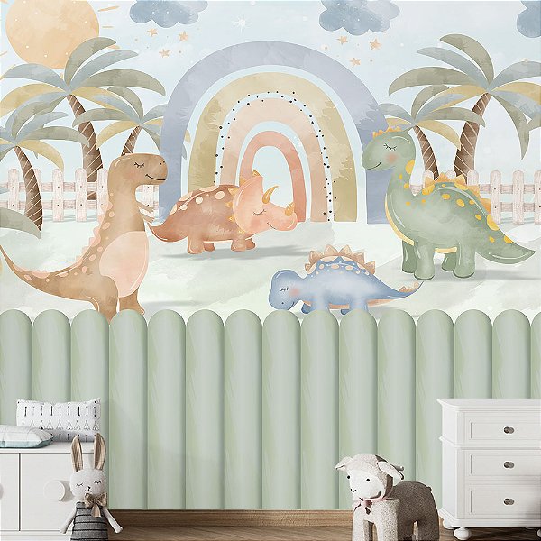 Papel de Parede Infantil Dinossauros AL 14