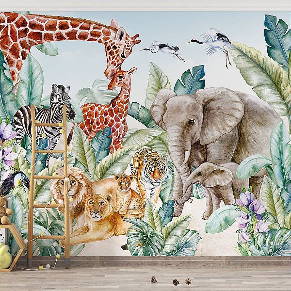 Papel de Parede Infantil Safari AL 142
