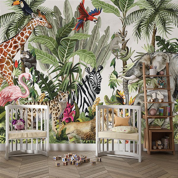 Papel de Parede Infantil Safari AL 144