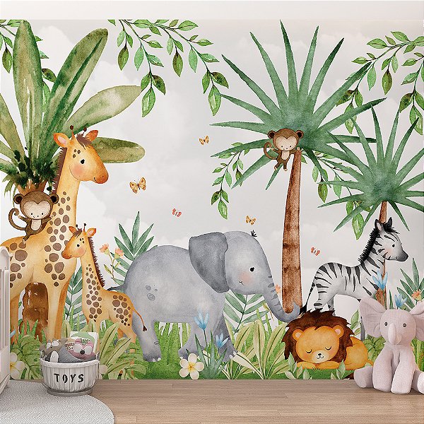 Papel de Parede Infantil Safari AL 161