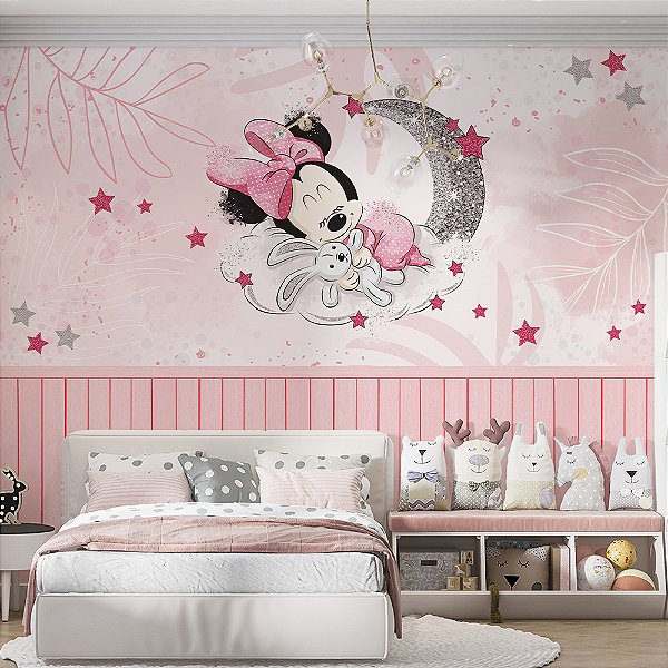 Papel de Parede infantil  turma da minnie AL12