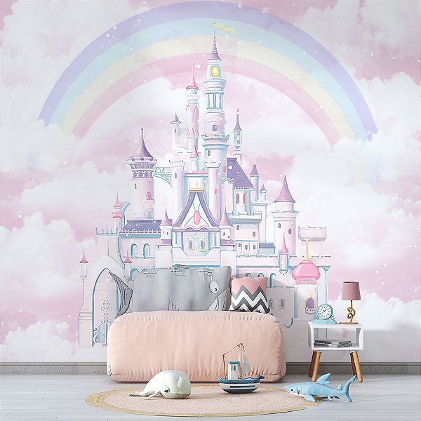 Papel de Parede Infantil Castelo da Princesa AL 03