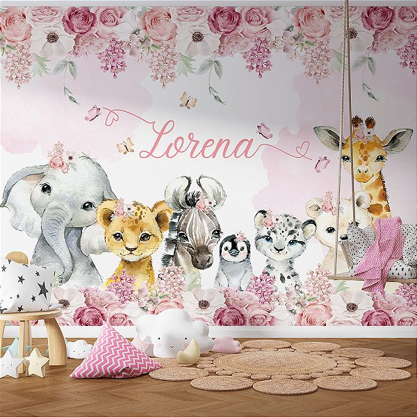 Papel de Parede Infantil Safari AL 186