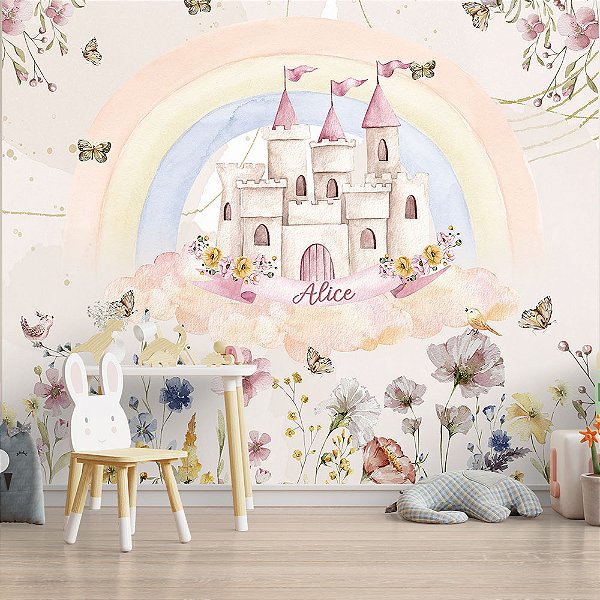 Papel de Parede Infantil Castelo da Princesa AL 04