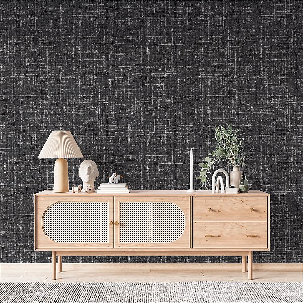 Papel de parede telado cinza escuro