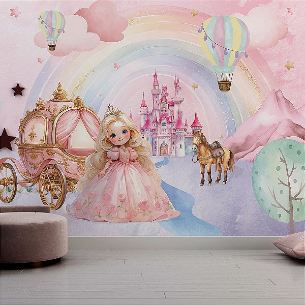 Papel de Parede Sonho de Princesa Loira