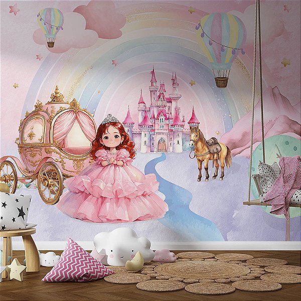 Papel de Parede Sonho de Princesa Ruiva