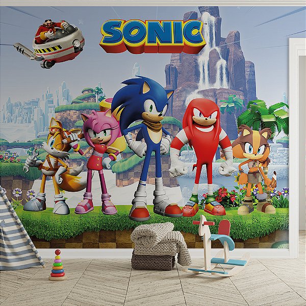 Papel de Parede Infantil Sonic AL 03