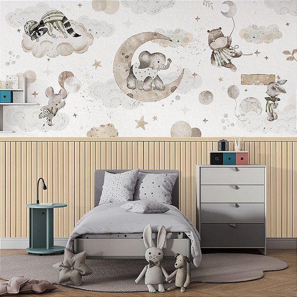 Papel de Parede Infantil Mundo Mágico dos Sonhos