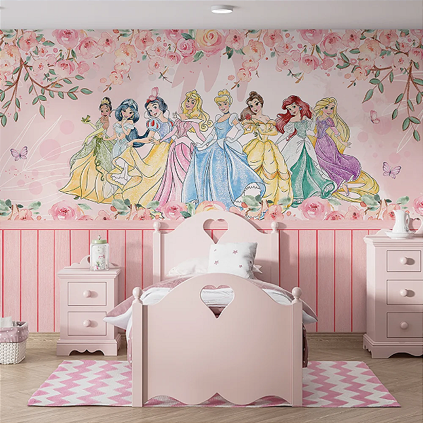 Princesas da Disney AL 50 - Oferta Única - 1,5m(L) x 1,9m(A)