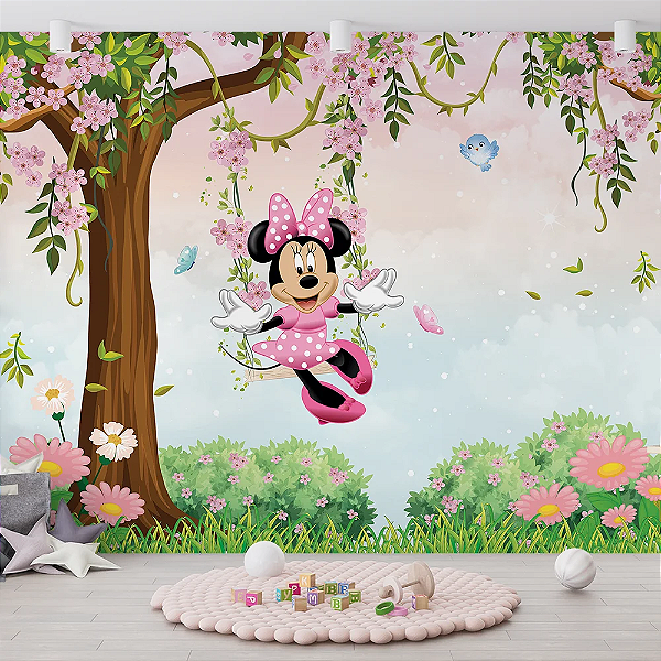 Jardim encantado turma da minnie AL13 - Oferta Única - 2m(L) x 2,05m(A)