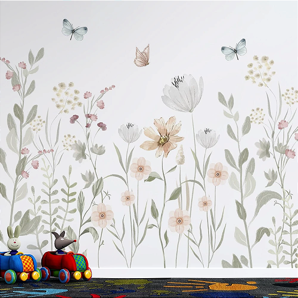 Flores de outono - Oferta Única - 3m(L) x 2,3m(A)