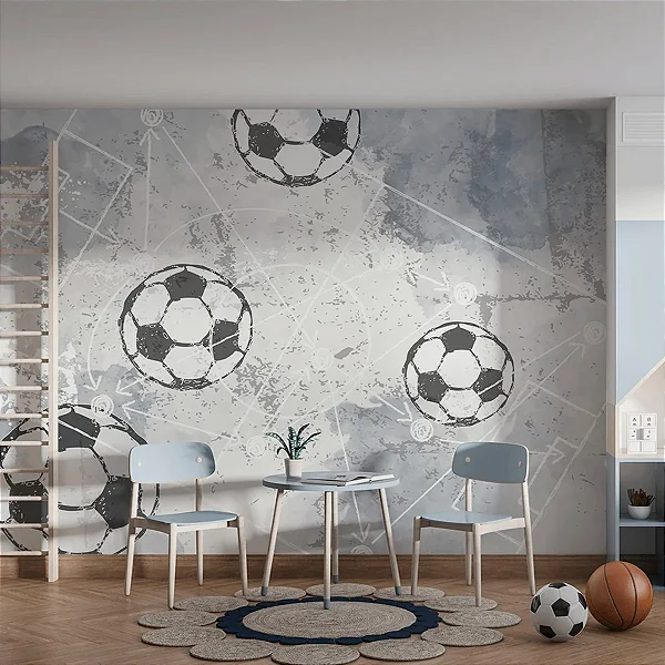 Bolas de Futebol - Oferta Única - 2m(L) x 3m(A)